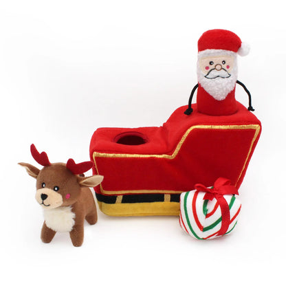 Christmas - Holiday Burrow - Santa’s Sleigh - Interactive Toy