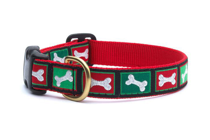 Christmas - Holiday Collar - Bones Dog Collar