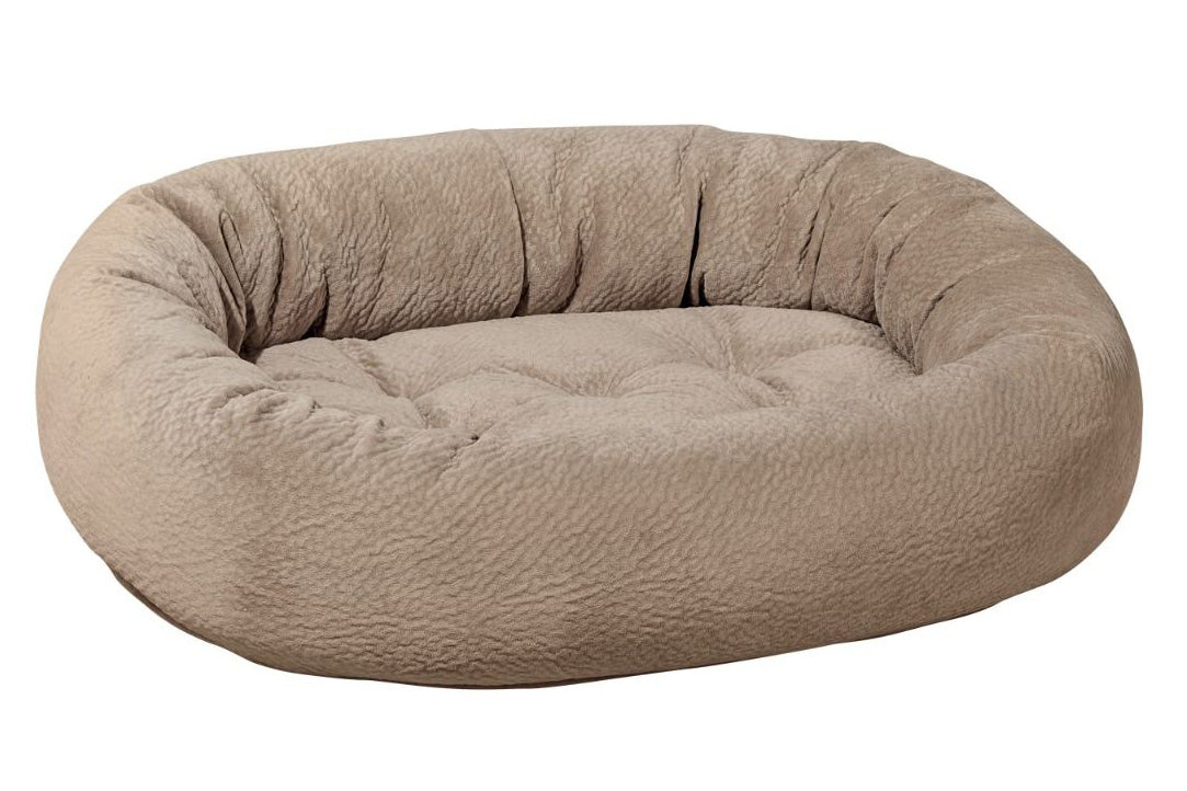 Microvelvet - Donut Bed - Toast - Dog Bed