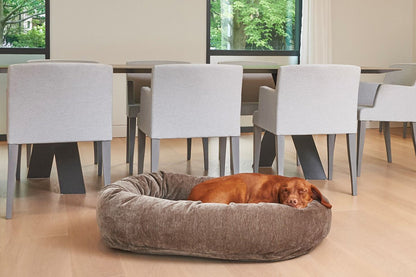 Microvelvet - Donut Bed - Bark - Dog Bed