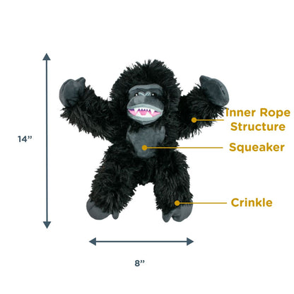 King Kong Gorilla Rope Body Dog Toy - 14"