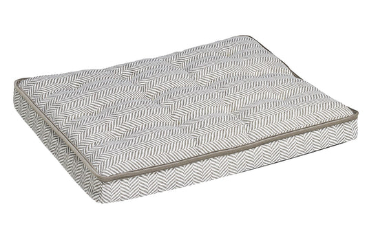 Mattress - Taupe Herringbone - Dog Bed