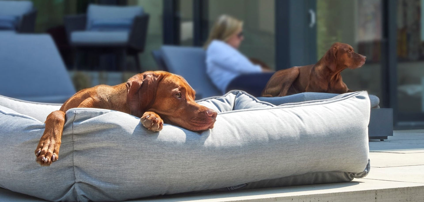 Lounger - Linen Heather Gray - Dog Bed