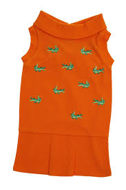 Dog Clothes | Orange Tennis Dress